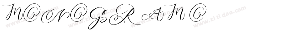 MONOGRAM O字体转换